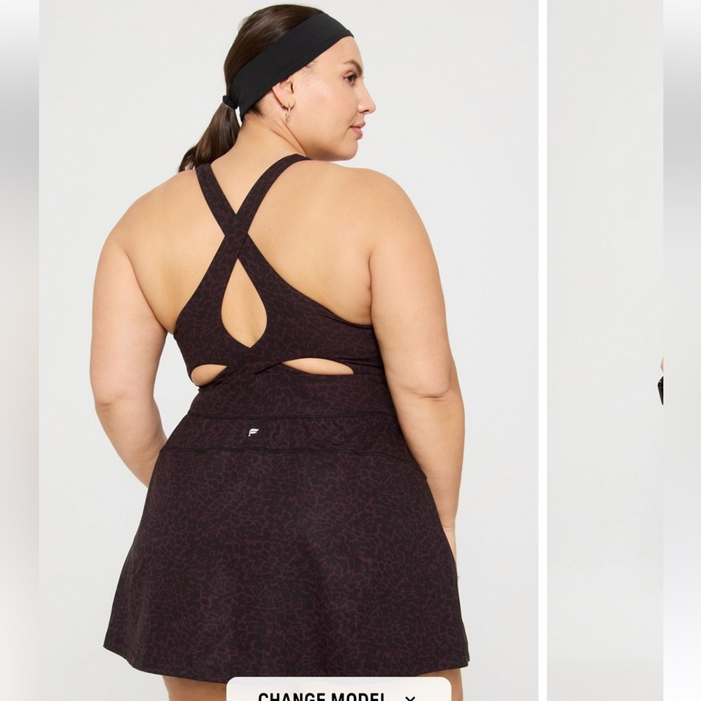 NWT Fabletics Define Performance Ultra Mini Dress Size XL Short - Picture 2 of 7